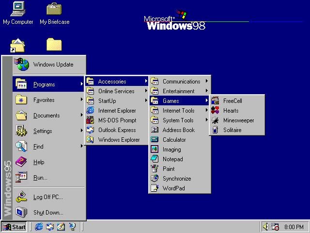 Windows 98 System Files